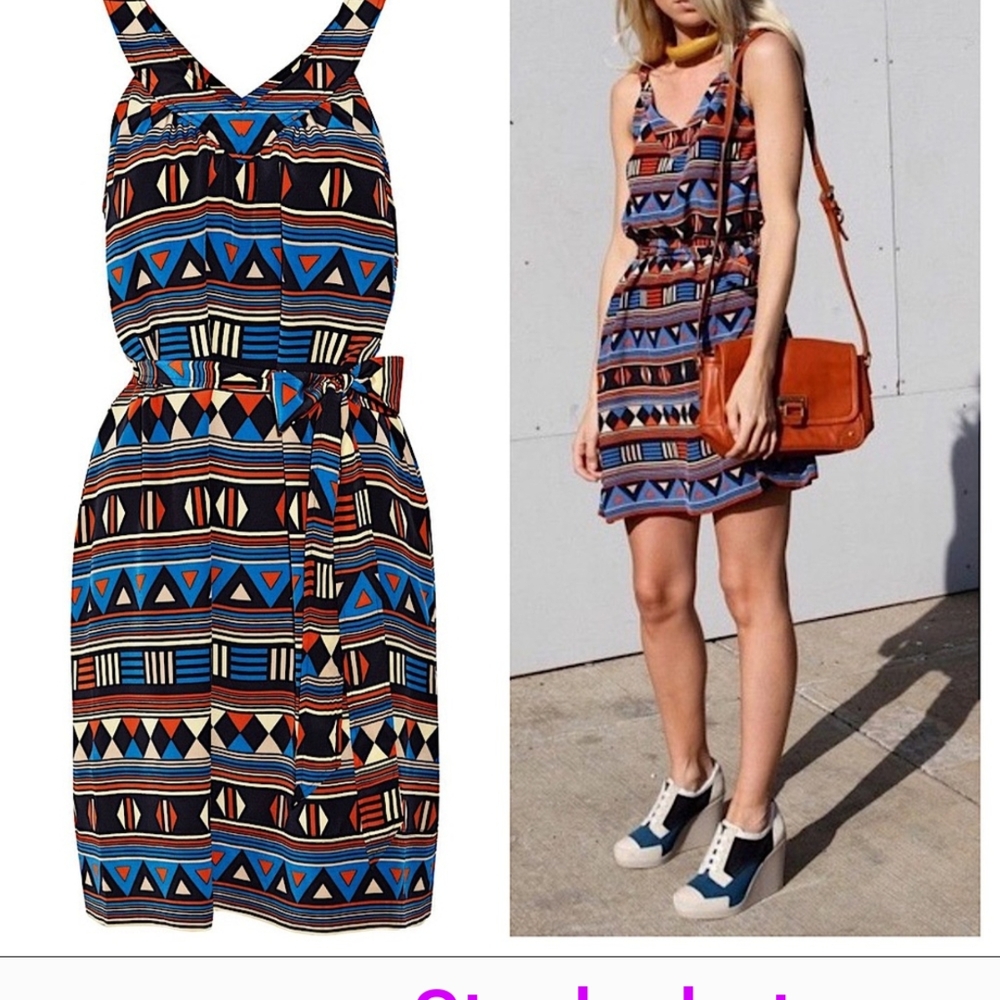 Like new! Marc By Marc Jacobs 100% Silk Dress With Pockets